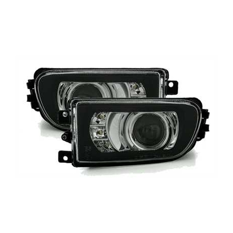 FAROIS NEVOEIRO LED LUZ DIURNA DE POSICAO BMW SERIE 5 E39 E BMW Z3. FUNDO PRETO.