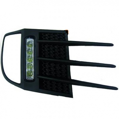 GRELHAS NEVOEIRO LUZ DIURNA LED / VW GOLF 6 MKVI / 08+