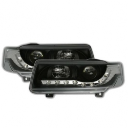 FAROIS COM LUZ DIURNA / VW PASSAT B4 / 93-96 FUNDO PRETO