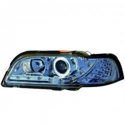 FAROS LUZ DIURNA LED S/V40,96-00- CRISTAL CLARO/CROMADO.