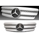 GRELHA FRONTAL TIPO AMG / MERCEDES E W211 / 02-06 CROMADA PRATA