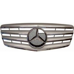 GRELHA FRONTAL TIPO AMG / MERCEDES E W211 / 06-09 CROMADA PRATA