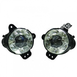 FAROS ANTINIEBLAS CORSA D, 06-10, CRISTAL CLARO/CROMADO.