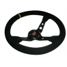 VOLANTE TIPO OMP PRETO / PRETO CAMURÇA
