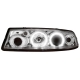 FARÓIS ANGEL EYES / OPEL CALIBRA / 90-98 FUNDO CROMADO