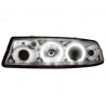 FARÓIS ANGEL EYES / OPEL CALIBRA / 90-98 FUNDO CROMADO