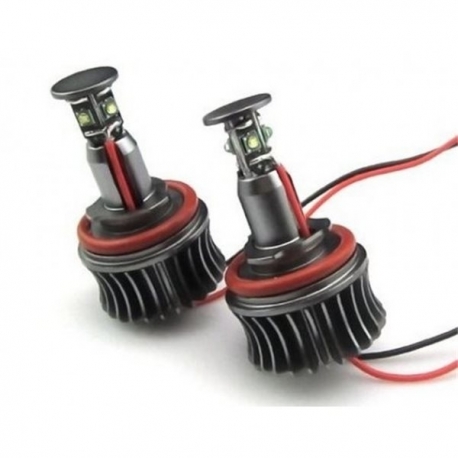 LAMPADAS ANGEL EYES LED COR BRANCA E92, E93