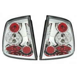 PILOTOS OPEL ASTRA G ( 97-04) 3/5PUERTAS. FONDO CROMO-ROJO.