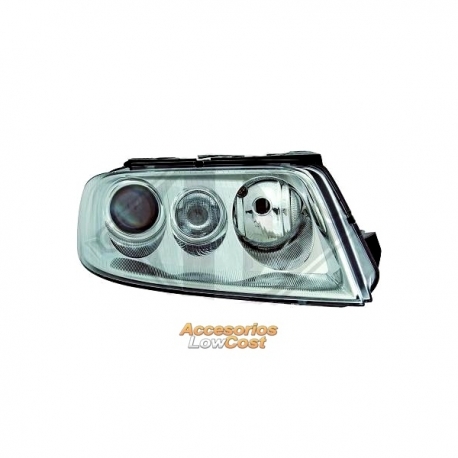 FARO DERECHO BIXENON VOLKSWAGEN PASSAT 3BG (00-05) FONDO CROMO.