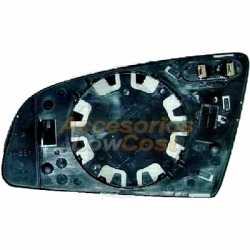 CRISTAL DE ESPEJO RETROVISOR DERECHO AUDI A3, A4 Y A6 (03-08)