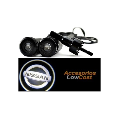 KIT PROJECTOR LED LOGO / NISSAN PARA PORTAS