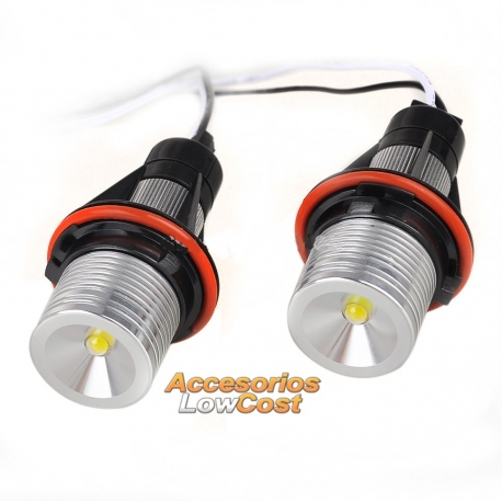 CONJUNTO LAMPADAS ANGEL EYES LED BMW