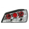FAROLINS PEUGEOT 306. FUNDO CROMADO / VERMELHO