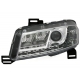FAROIS LED LUZ DIURNA FIAT STILO. FUNDO CROMADO