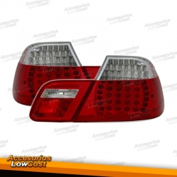 PILOTOS TRAS. LED E46 99-03M, COUPE .CRISTAL CLARO-ROJO-BLANCO