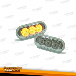 INTERMITENTES LATERALES LED CROMADO