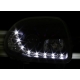 FAROIS LED LUZ DIURNA RENAULT CLIO 2. FUNDO PRETO