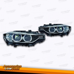 FAROS DELANTEROS XENON OJOS DE ANGEL BMW SERIE 3 F30/31