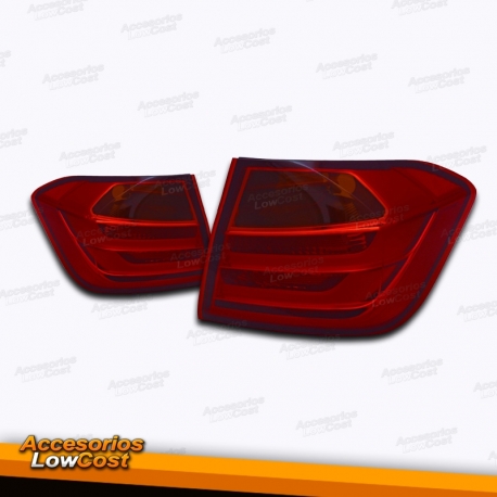 FAROLINS TRASEIROS EXTERIORES LED / BMW SERIE 3 F30 / 11+