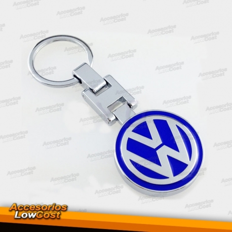 LLAVERO VOLKSWAGEN METAL CROMADO