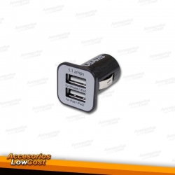 CARGADOR USB 3.1A DE MECHERO