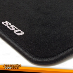 ALFOMBRILLAS VOLVO 850 92-96 CON LOGO RIBETE NEGRO