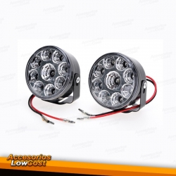 LAMPARAS DE LUZ DIURNA LED REDONDAS