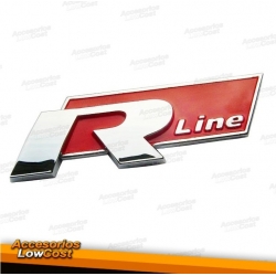 LOGO R LINE ADHESIVO. COLOR ROJO