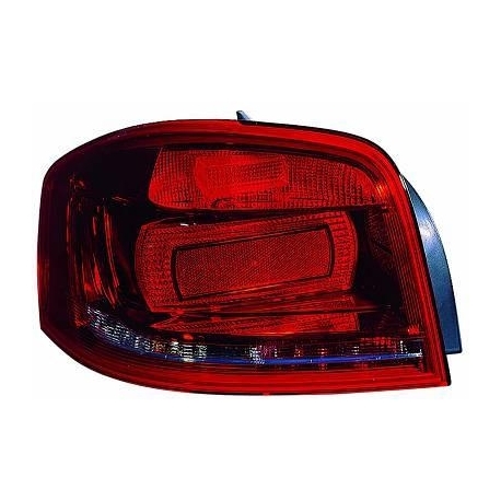 FAROLIM ESQUERDO / AUDI A3 08-12 / VERMELHO INCOMPATIVEL SPORTBACK CABRIO