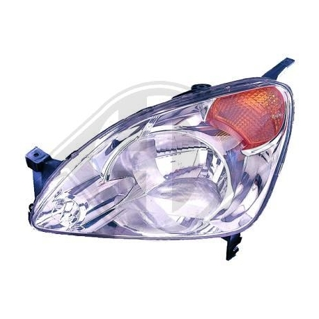 FAROL / OPTICA DIREITO / HONDA CR-V / 02-04 CROMADO PISCA LARANJA