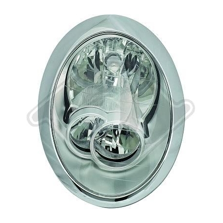 FAROL / OPTICA DIREITA / MINI R50 / 04-06 / CROMADO