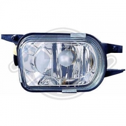 FARO ANTINIEBLA DERECHO W203 00-02, SLK 00-04 CRISTAL CLARO CROMO