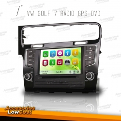 AUTO RADIO 2DIN 7" DVD GPS TIPO OEM / VW GOLF 7 MK VII / +2012