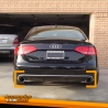 DIFUSOR PÁRA-CHOQUES TRASEIRO DUPLA SAIDA REDONDA / AUDI A4 B8 / 08-11
