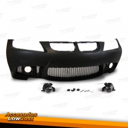 PARA-CHOQUES BMW SERIE 3 E90 E91 LOOK M3 05-08 COM LAVA FAROIS SEM PDC