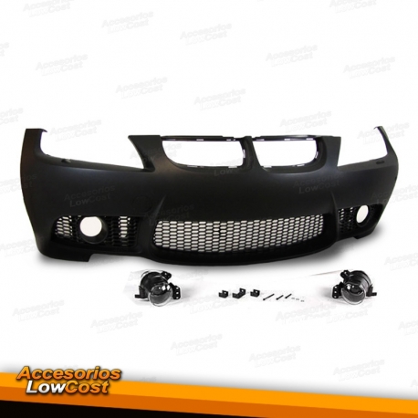 PARAGOLPES BMW SERIE 3 E90 E91 LOOK M3 05-08 CON LAVAFAROS SIN PDC.