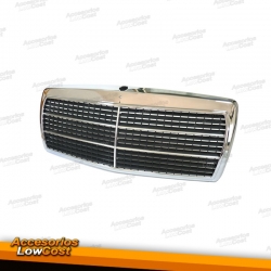 GRELHA FRONTAL / MERCEDES 190 W201 / 82-93 / CROMADA