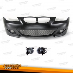 PARA-CHOQUES FRONTAL M5 + FAROIS NEVOEIRO / BMW E60 / E61 / 03-07 SEM PDC