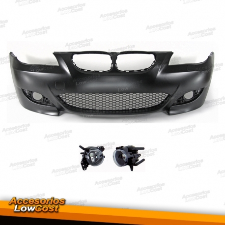 PARAGOLPES FRONTAL M5 BMW SERIE 5 E60 E61 (03-07) CON LAVAFAROS SIN PDC Y CON NIEBLAS.