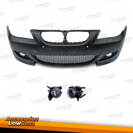 PARA-CHOQUES FRONTAL M5 + FAROIS NEVOEIRO / BMW E60 / E61 / 07-10 COM PDC