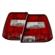 FAROLINS TRASEIROS LED / VW BORA / 98-05 VERMELHO BRANCO