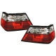PILOTOS MERCEDES   W124, 85-95 LED ,CRISTAL CLARO-ROJO