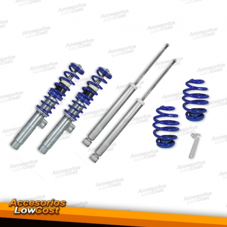 KIT SUSPENSAO REGULAVEL COILOVER / BLUELINE / BMW SERIE3 E46 / 98-07