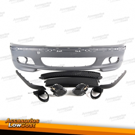 KIT / CONJUNTO PARA-CHOQUES PACK M + FAROIS DE NEVOEIRO / BMW E46