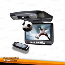 MONITOR TECTO LCD 9" / DVD / USB / SD / PRETO