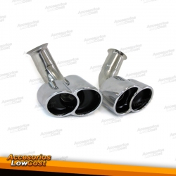 EMBELLECEDORES DE ESCAPE PARA PORSCHE 911 Y 996 TURBO (2002-2005)