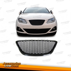 GRELHA FRONTAL SEM SIMBOLO SEAT IBIZA / 08++ PRETA