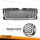 REJILLA DELANTERA Y BRANQUIAS PARA RANGE ROVER SPORT 06-09 PIANO BLACK EDITION