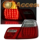 FAROLINS TRASEIROS LED / BMW E46 / 99-03 VERMELHO BRANCO