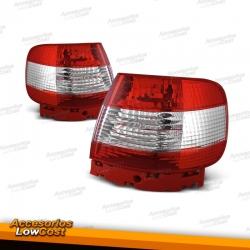 PILOTOS AUDI A4 B5 94-00 ROJO-BLANCO